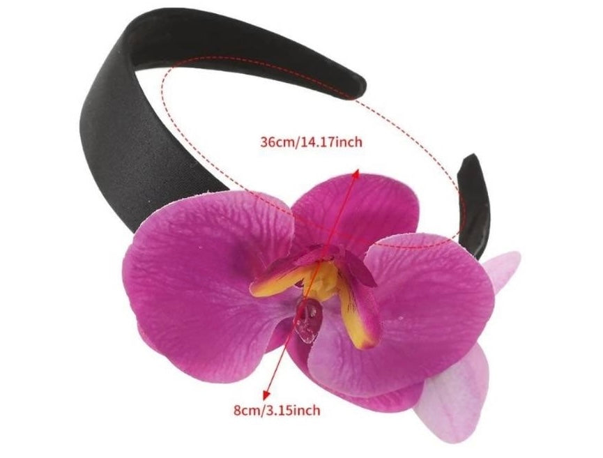 Orchid headband