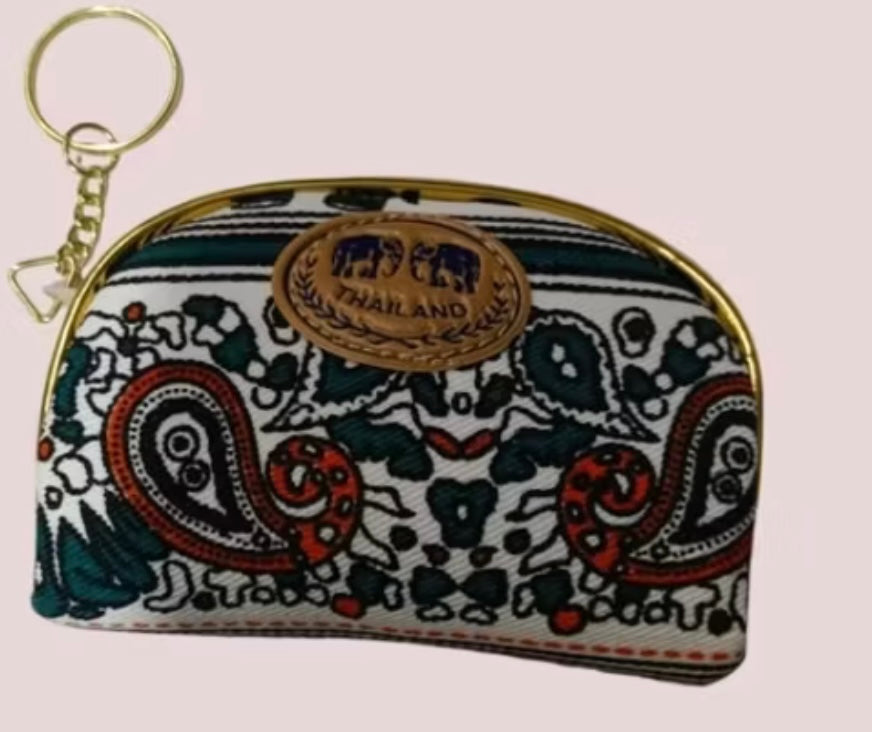 Thai elephant purse, assorted designs x1 Assorted styles 𓃰