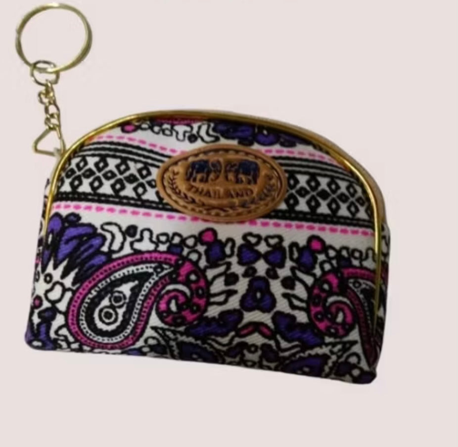 Thai elephant purse, assorted designs x1 Assorted styles 𓃰