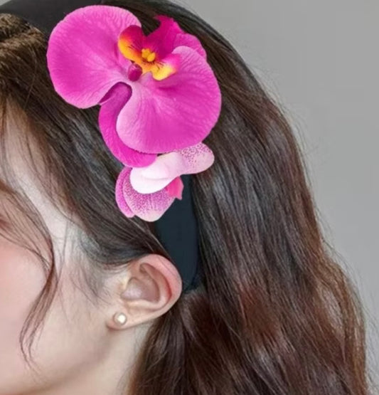Orchid headband