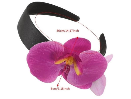 Orchid headband