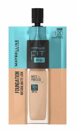 Fond de teint mat + sans pores Maybelline New York  #120 5 ml.