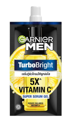 GARNIER Men Turbo Bright Super Serum Gel  7 ml.