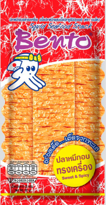 BENTO Squid Seafood Snack Sweet and Spicy 5g