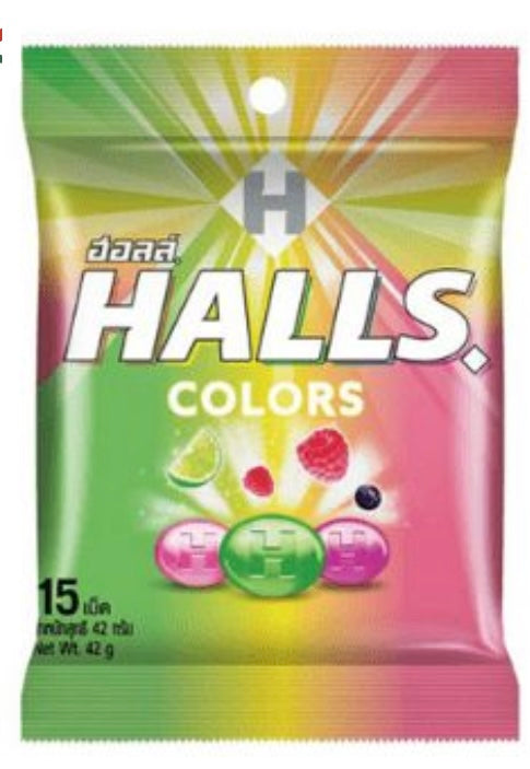 HALLS Mixed Fruit Flavored Candy 42 g.