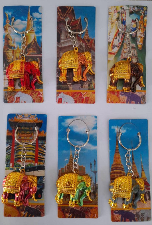 Thai elephant keychain x1 Assorted styles