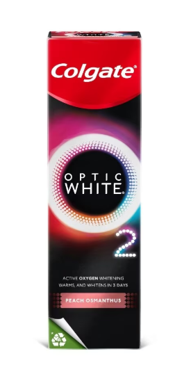 COLGATE Optic White O2 Aromatic Menthol Toothpaste 85g