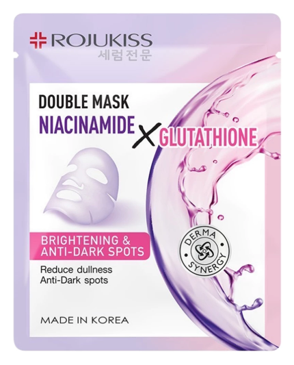 ROJUKISS Double Mask Niacinamide Glutathione 25g