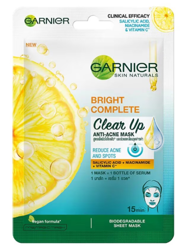 GARNIER Bright Complete Clear Up Anti-Acne Mask 23g