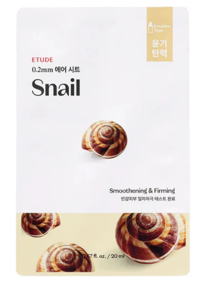 Etude House 0.2 Therapy Air Mask Snail 20ml