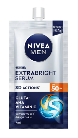 NIVEA Men Extra White 10X Effect Serum SPF50 PA+++ 7 ml.