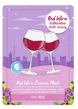 Myu-Nique Red Wine Essence Mask 25g