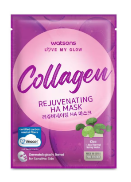 Watsons Love My Glow Collagen Rejuvenating HA Mask 25ml