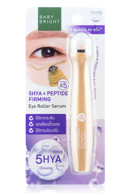 BABY BRIGHT 5Hya & Peptide Firming Eye Roller Serum 15g