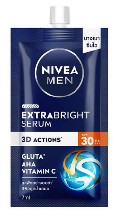 NIVEA Men Extra Bright Face Serum SPF30 7 ml.