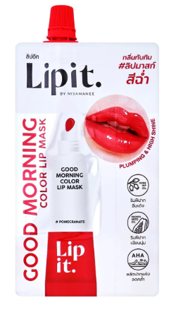 LIP IT Good Morning Color Lip Mask #03 Pomegranate 2.4 g.