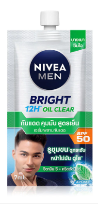 NIVEA Men Bright Oil Clear Serum SPF50 7ml.