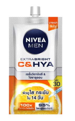 NIVEA Men Extra Bright C&Hya Vitamin Age Defence Vitamin Serum SPF30 7 ml.